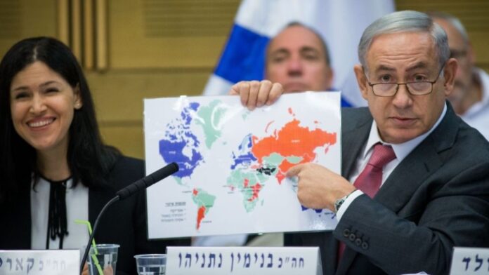 En el nuevo mundo ilustrado por Netanyahu, Israel tiene sólo cinco enemigos