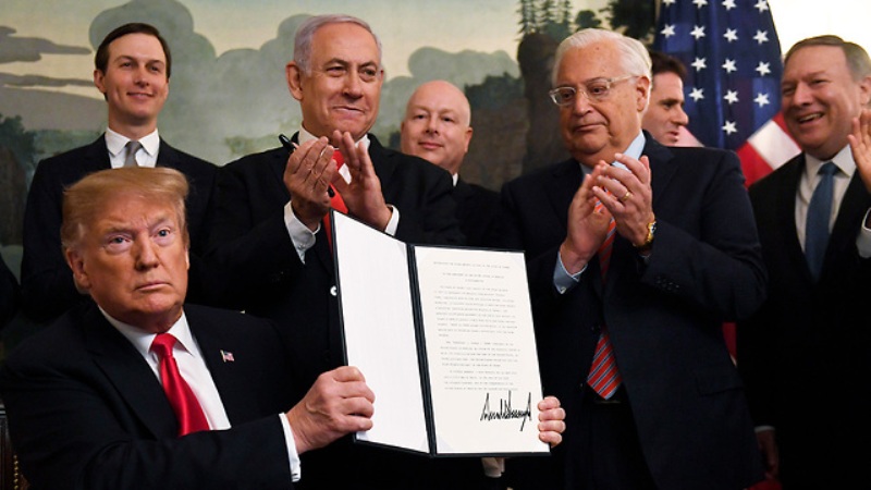 Trump firmó el reconocimiento histórico de la soberanía israelí sobre los Altos del Golán