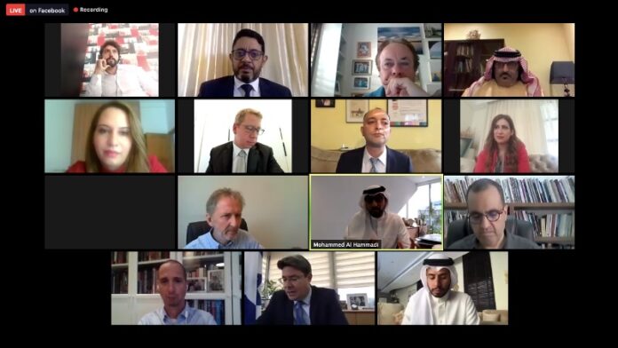 Los medios de comunicación de Bahréin, Emiratos Árabes Unidos, Arabia Saudita, Sudán y Argelia se unen a los israelíes en un histórico webinar