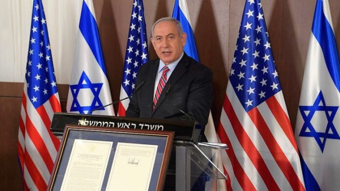 Netanyahu agradece a Trump en el tercer aniversario del reconocimiento estadounidense de Jerusalén