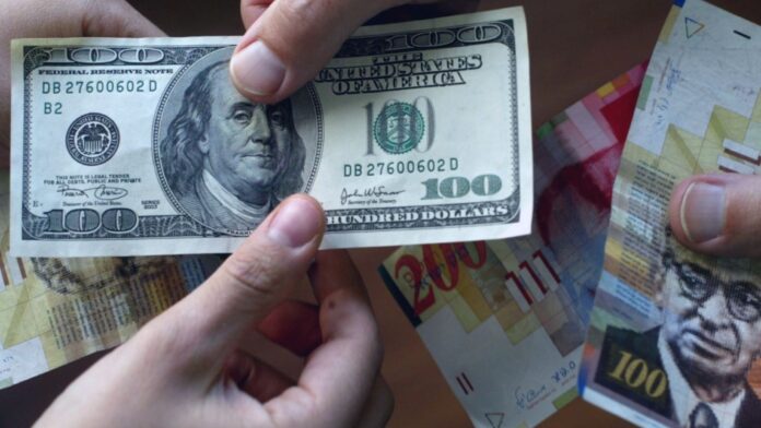 El shekel alcanza su máximo frente al USD, en 12 años