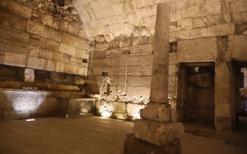 Espléndido edificio del período del Segundo Templo encontrado por el Muro Occidental en Jerusalén