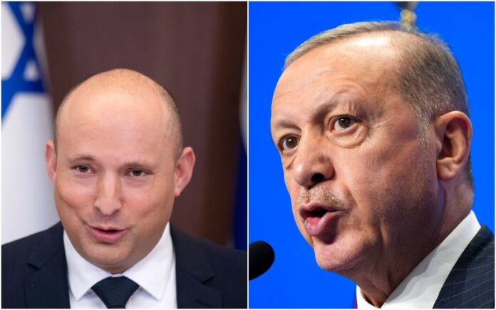 Bennett agradece a Erdogan por liberar a la pareja israelí, en la primera llamada entre ellos
