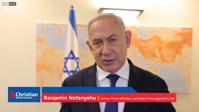 Netanyahu a la cumbre de medios cristianos: los palestinos no quieren la paz con Israel