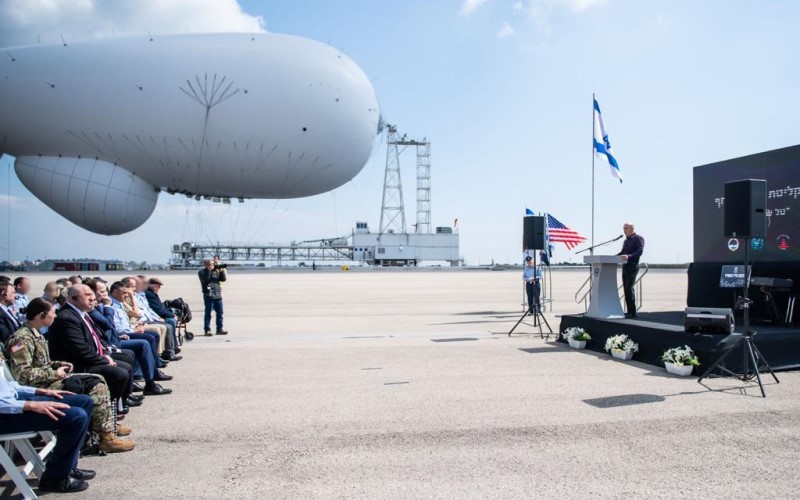 Globo gigante detector de misiles comienza a usarse en el norte de Israel