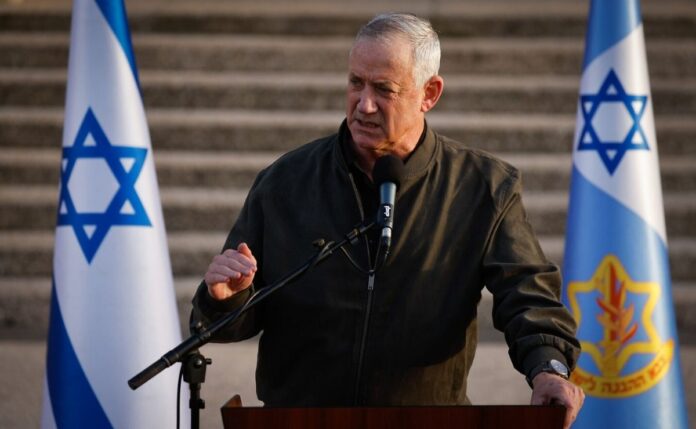 Gantz promete “inundar las calles” con miles de reservistas si es necesario