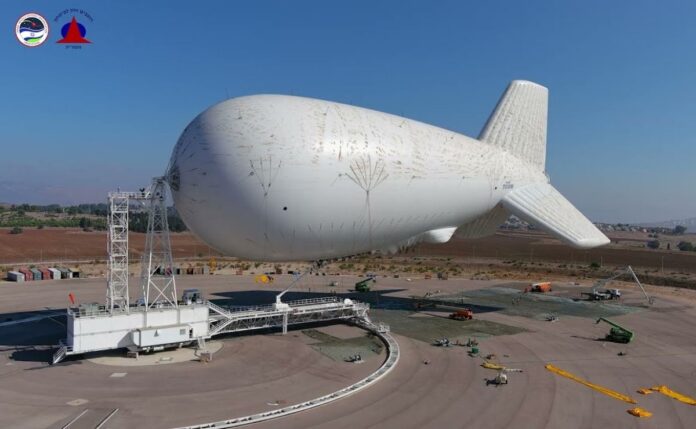 Globo gigante detector de misiles comienza a usarse en el norte de Israel