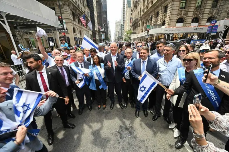 La gran marcha de apoyo a Israel en Nueva York