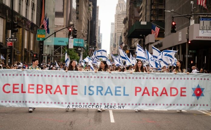 La gran marcha de apoyo a Israel en Nueva York