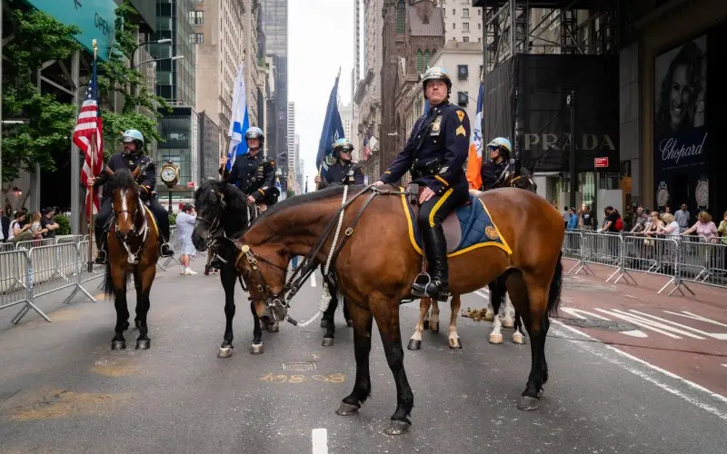 La gran marcha de apoyo a Israel en Nueva York