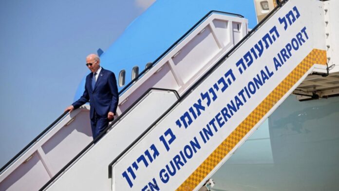 Biden aterriza en Israel: “La conexión entre estadounidenses e israelíes es profunda”