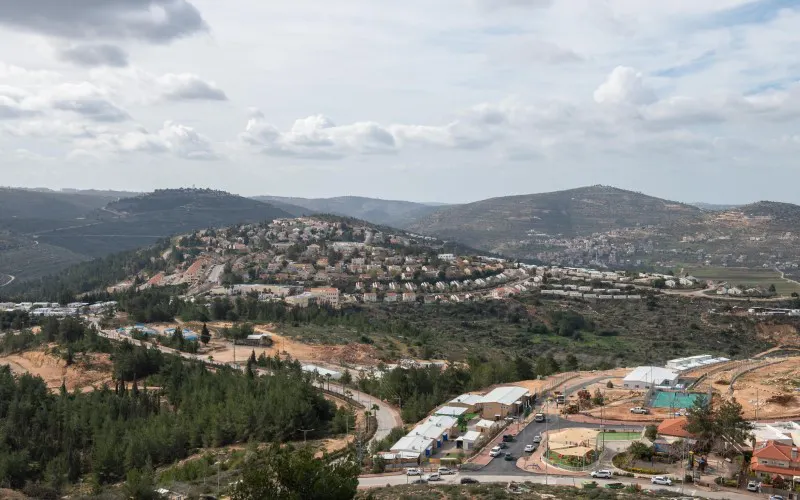 Vista del asentamiento judío de Eli, en Cisjordania.