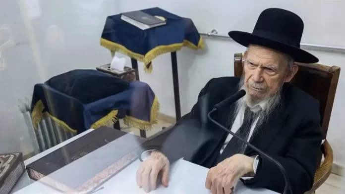 El mundo judío está de luto: Fallece a los 100 años el rabino Gershon Edelstein