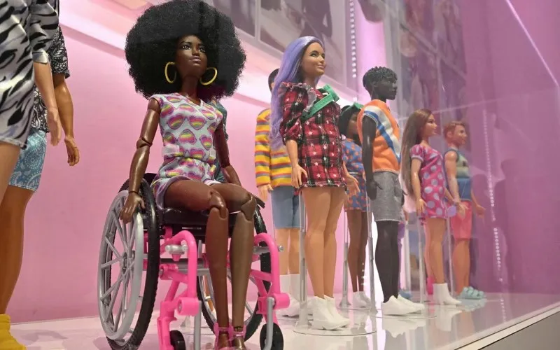 La exposición interactiva "El Mundo de Barbie" es el 28 de junio de 2023 en Santa Monica Place en Santa Mónica, California. 