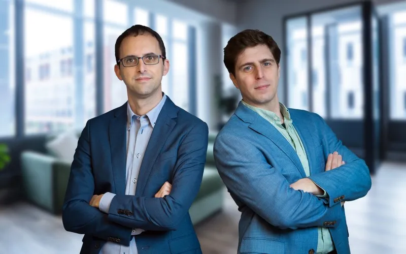 Orr Inbar (derecha) y Arnon Horev, fundadores de QuantHealth (Cortesía)