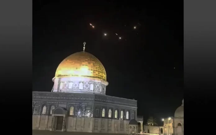 Irán lanza el primer ataque directo contra Israel