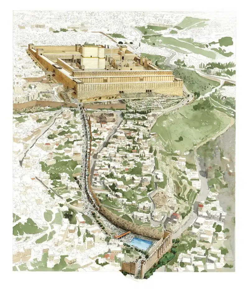 Israel abre al público una vía de peregrinación de 2.000 años hacia el Monte del Templo