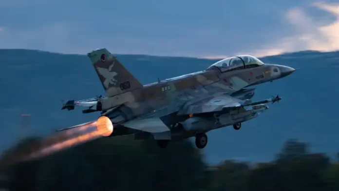 Avión de combate de las FDI que participó en el ataque aéreo que eliminó al comandante iraní Ali Muslim Tabaja