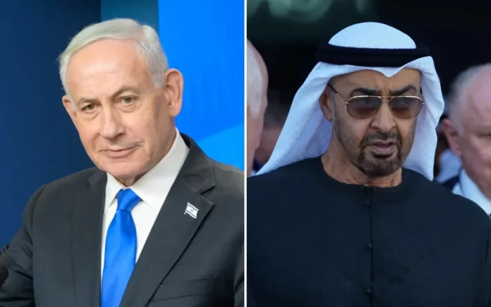 El primer ministro israelí Benjamin Netanyahu durante la revelación de su visita secreta a los Emiratos Árabes Unidos en el contexto de la guerra con Irán, mayo de 2026